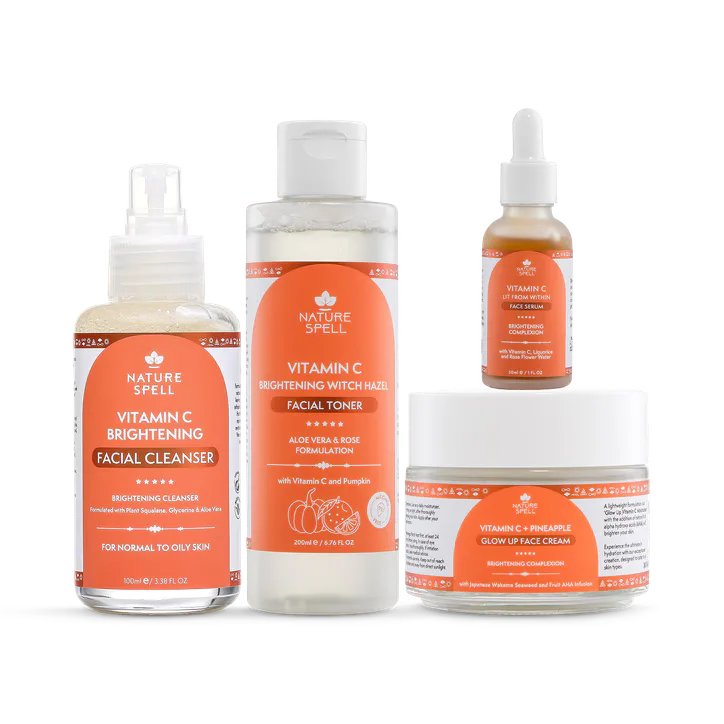 Nature Spell Vitamin C + Fruit Aha Skincare Set
