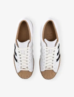 ADIDAS Superstar Vintage Leather Trainers - 4.5 in FTWR WHITE, additional product view 2