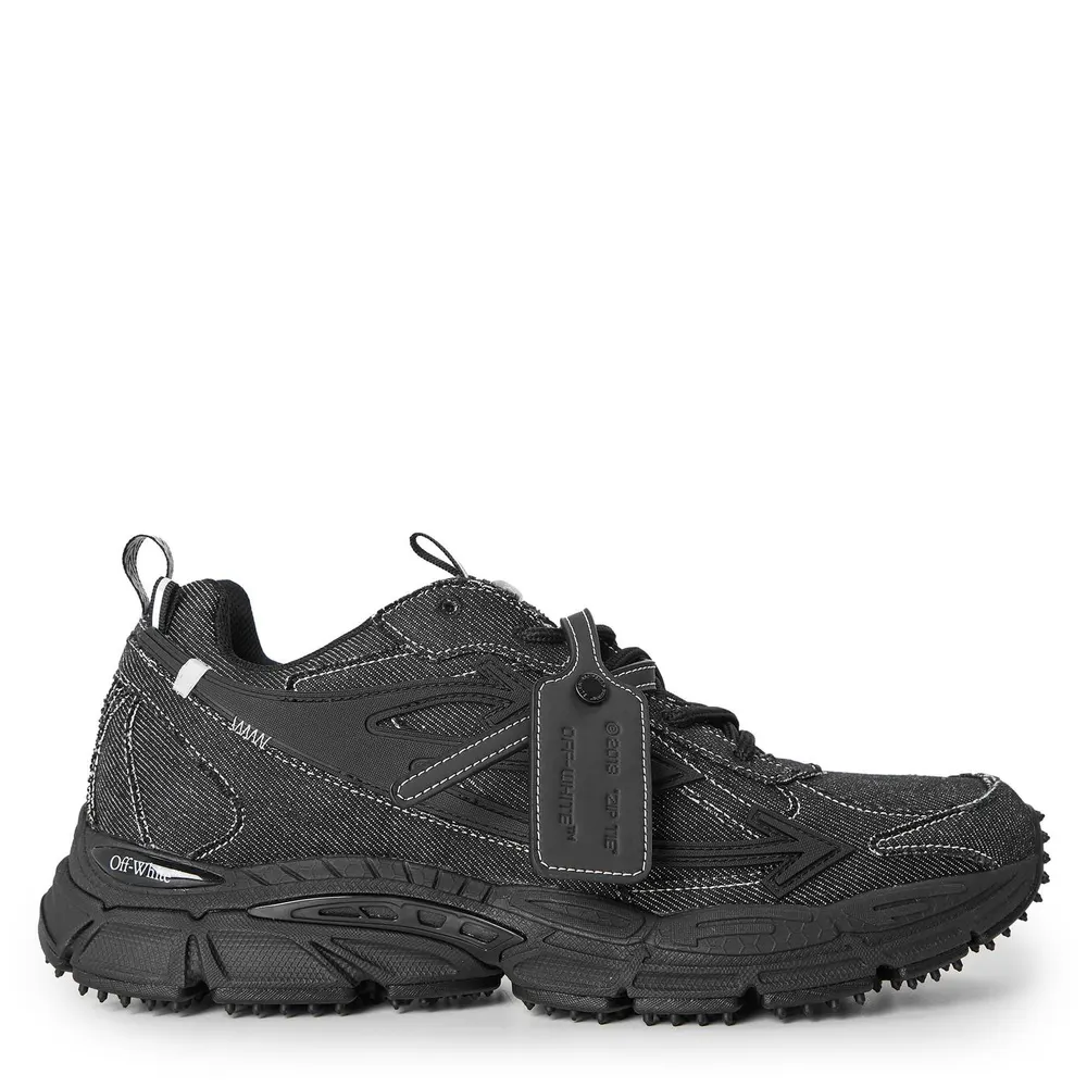 Off White Men's Denim BRB Trainers in Black – Footwear