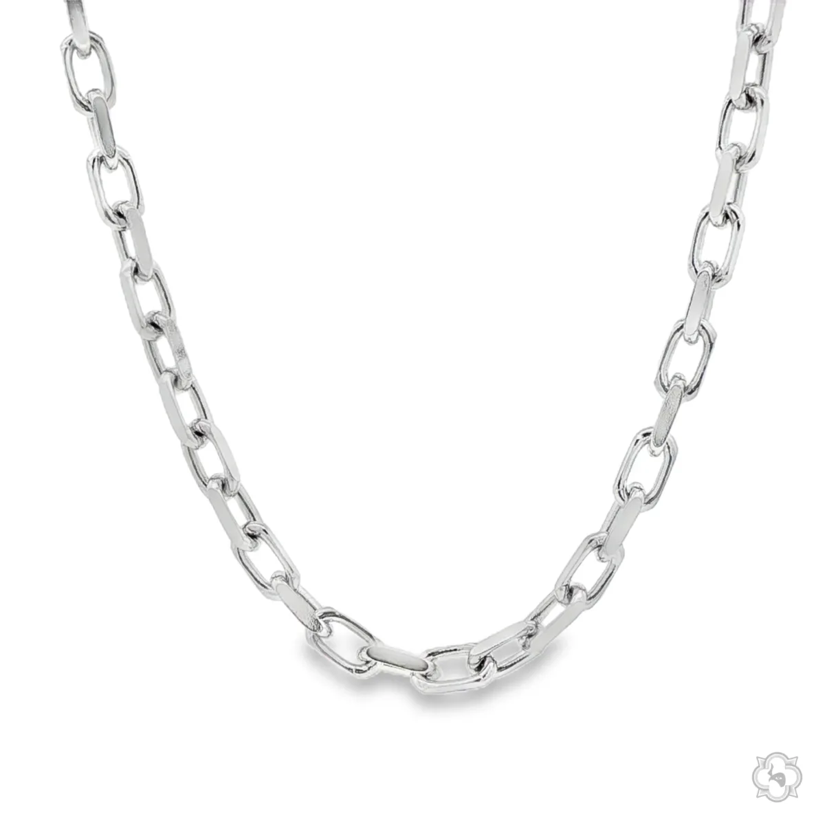 JALGAS - GOLDEN MOON .925 Silver Anchor Chain 3.6mm 71263 in 18 Inches – Chain