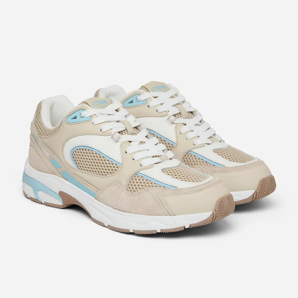 CTRNE Abundance Sneakers in Beige/Blue, additional product view 2