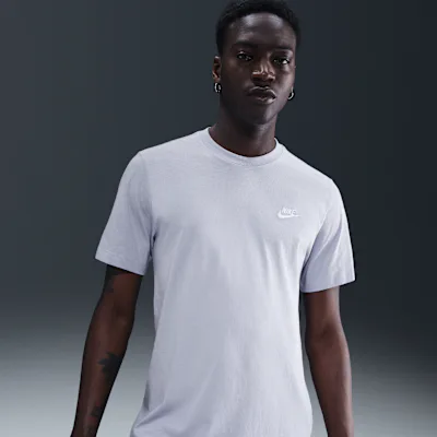 Nike Sportswear Club Men's T-Shirt - Ghost/White