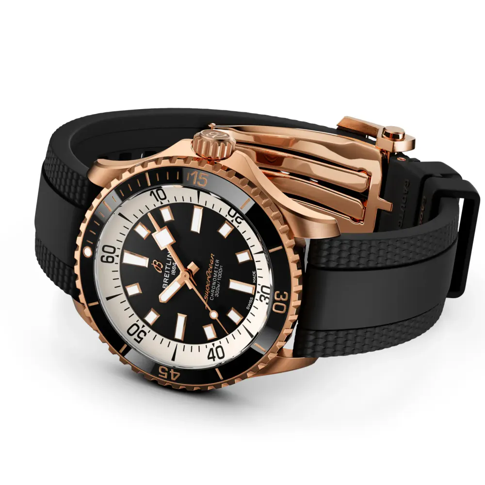 Breitling Superocean Automatic 42mm Mens Watch Black detail 3