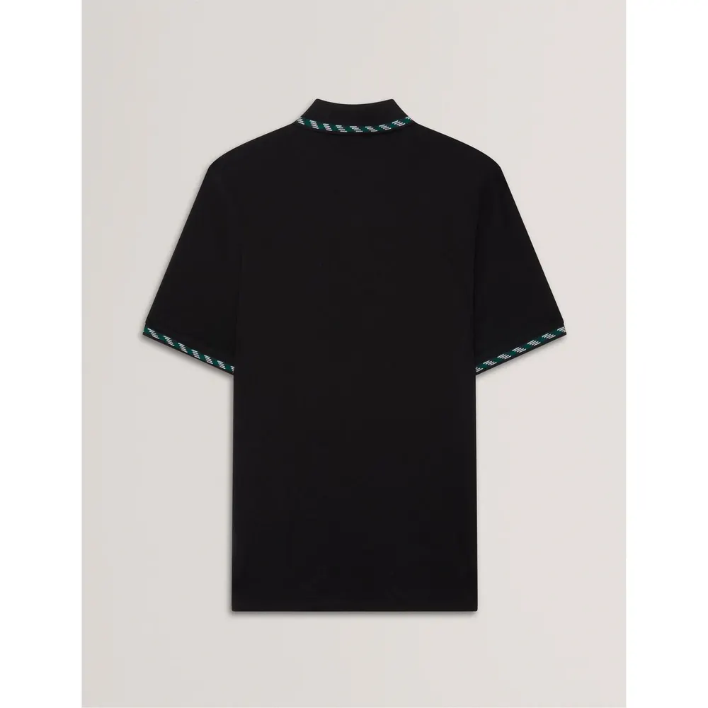 Ted Baker Men's Jacquard Short-Sleeve Polo Shirt detail 2