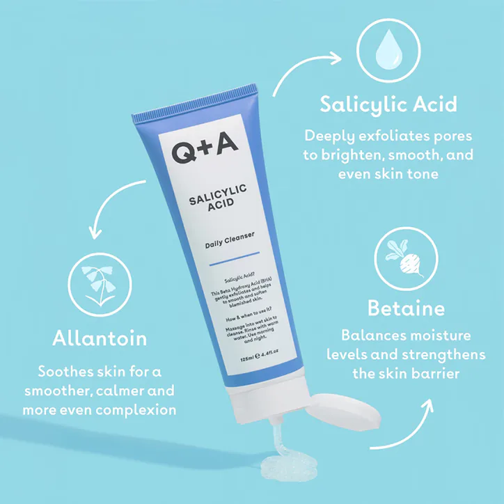Q+A Salicylic Acid Daily Cleanser 125ml detail 3