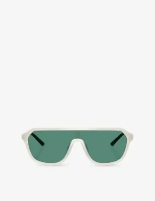 OLIVER PEOPLES OV5591SU R-2 Shield-Frame Acetate Sunglasses