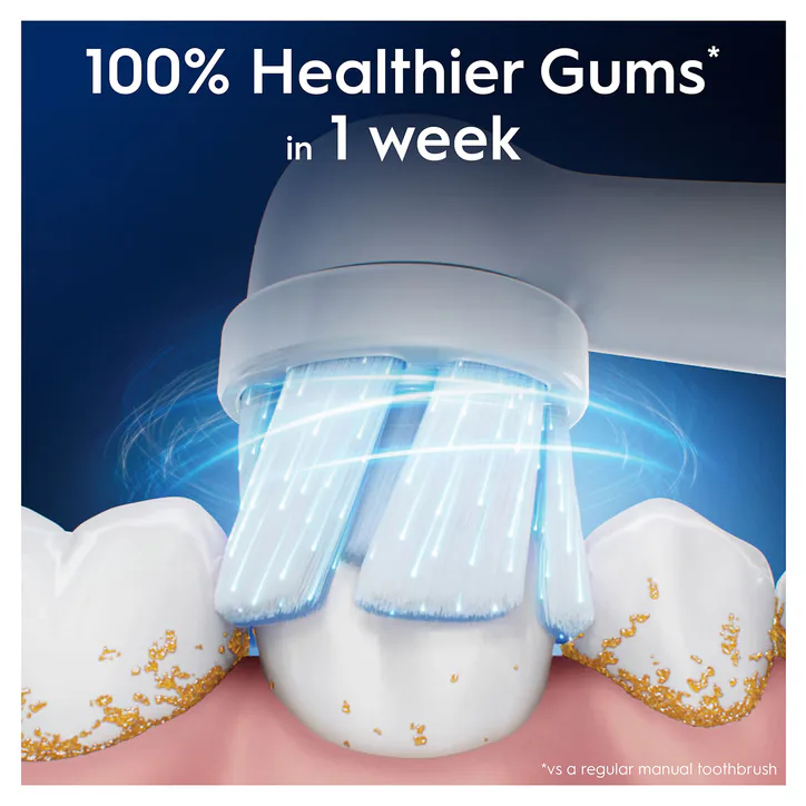 ORAL-B iO Series Gentle Care Black, Original Brush Heads, for Sensitive Gums, 4, additional product view 3