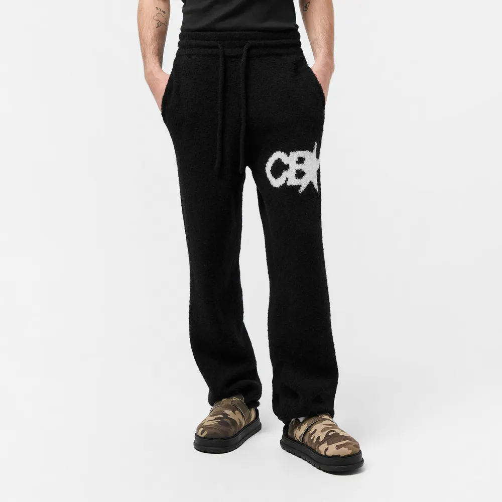 Cole Buxton Men's Star Jog Knitted Trousers detail 3