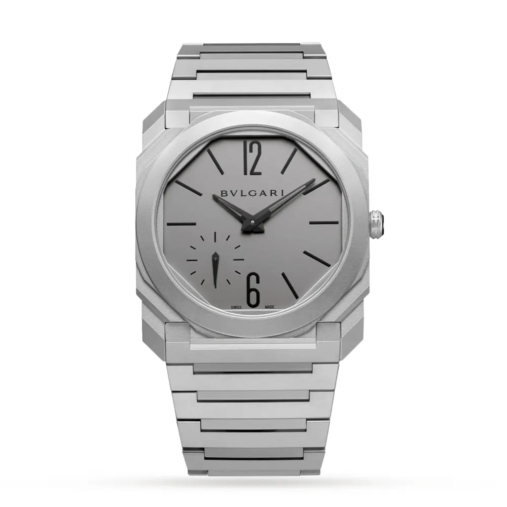 Bvlgari Octo Finissimo Watch in Grey, additional product view 3