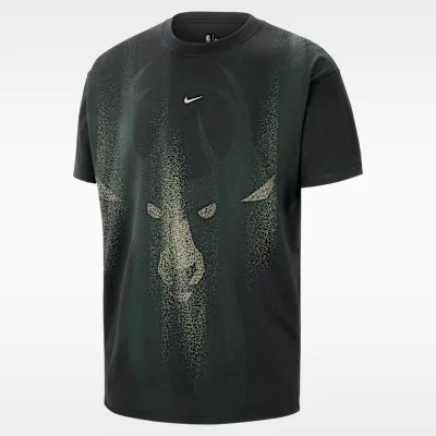 Nike Milwaukee Bucks Men's Basketball T-Shirt - Black