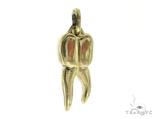 RINA - For Him FACTORY 14K Yellow Gold Small Tooth Pendant 57225 in Rose Gold – Pendant