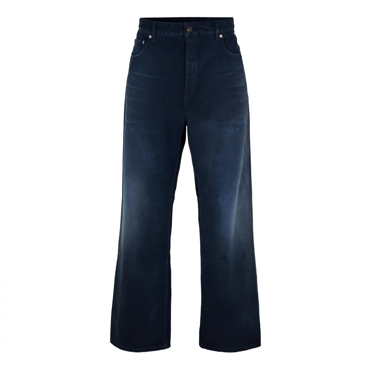 Balenciaga Mens Curved Knee Trousers
