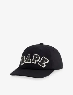 A BATHING APE Branded Panelled Cotton-Twill Cap