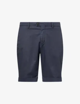 CORNELIANI Chino Knee-Length Cotton Blend Shorts