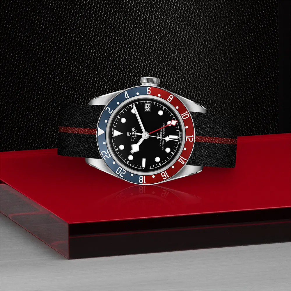 Tudor Black Bay GMT 41mm Steel Case Fabric Strap detail 3