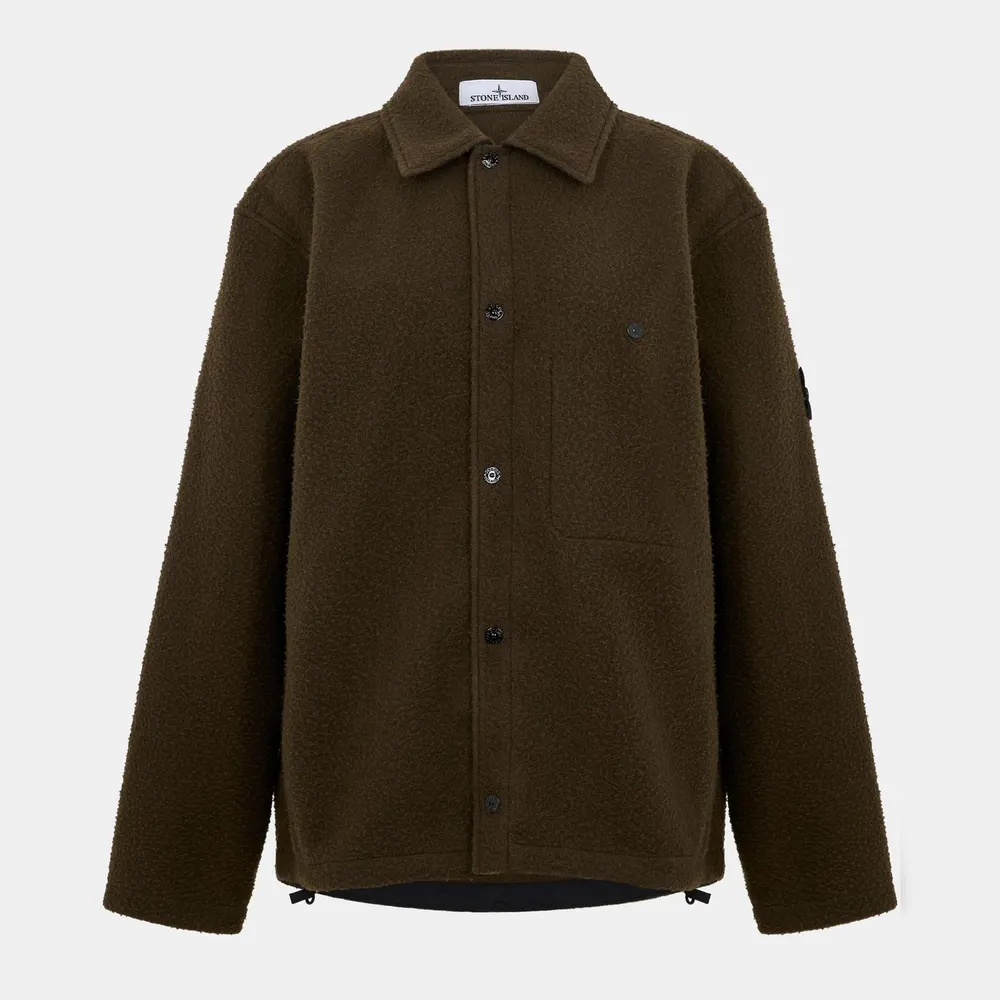 Stone Island Men's Wool Overshirt
