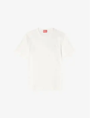 DIESEL T-Adjust-Slits-R17 Crewneck Cotton-Jersey T-Shirt