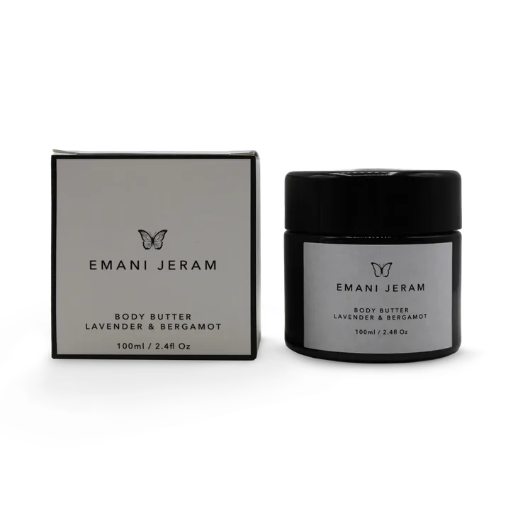 Emani Jeram Organic Lavender & Bergamot Body Butter 100ml – Beauty > Skincare > Body Care > Body butter creams gels