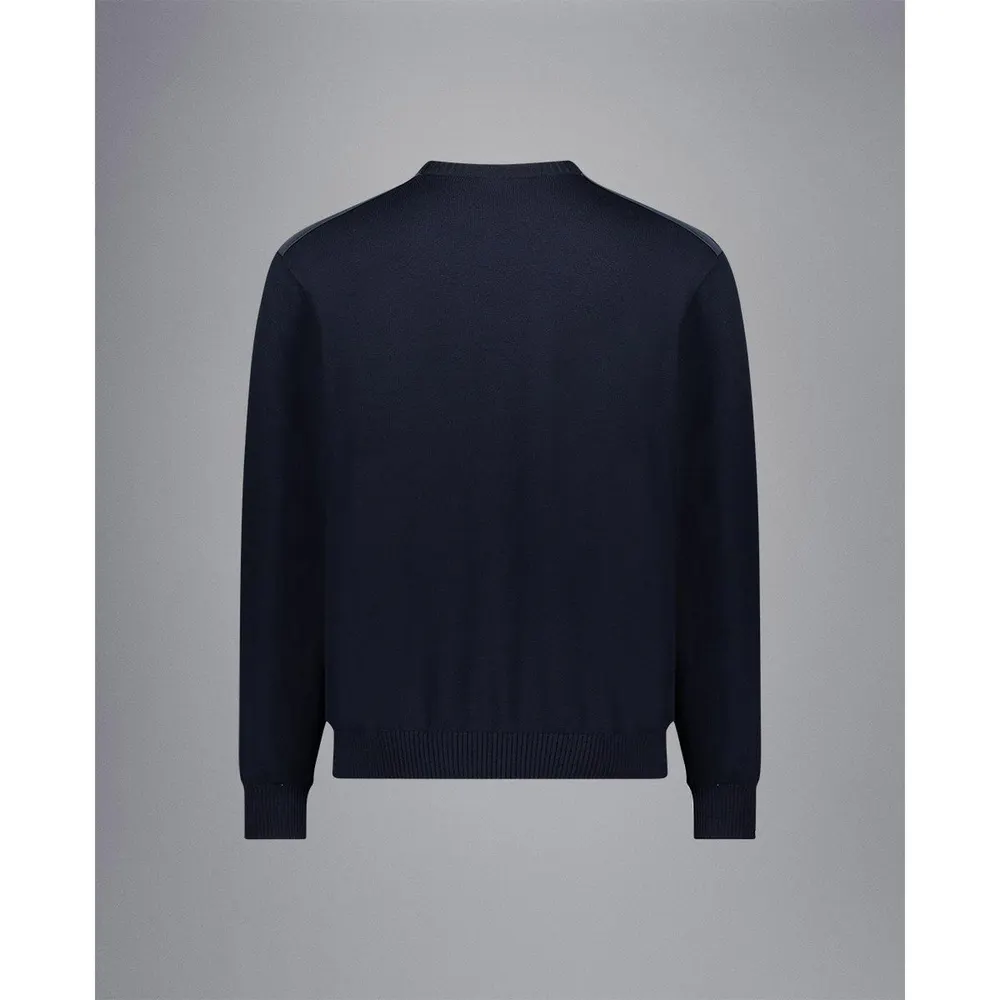 Paul And Shark Men's Typhoon Crew Sweatshirt in Grey, additional product view 2