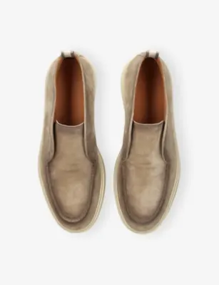 OFFICINE CREATIVE Bones Suede Desert Boots - EUR 40 / 6 UK MEN in TAUPE, additional product view 2