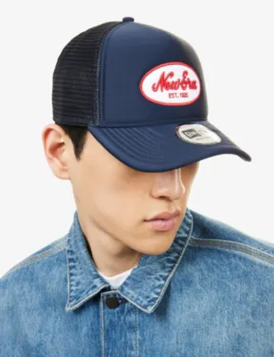 NEW ERA Oval Logo-Patch Woven Baseball Cap detail 2