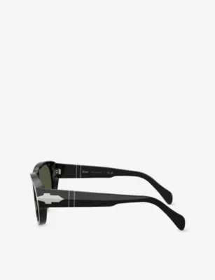 PERSOL PO0050S Irregular-Frame Acetate Sunglasses detail 2