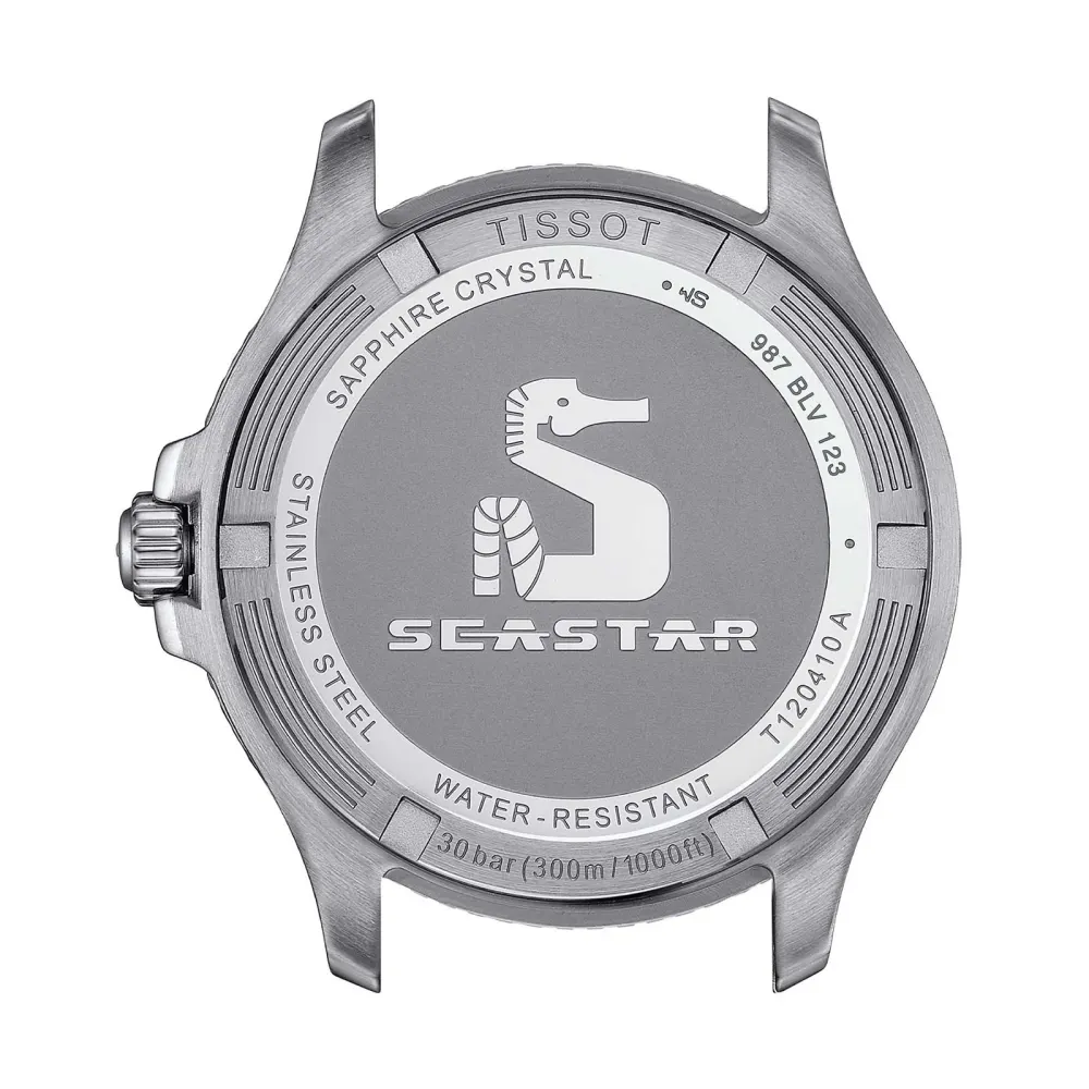 Tissot Seastar 1000 40mm Mens Watch Black detail 3