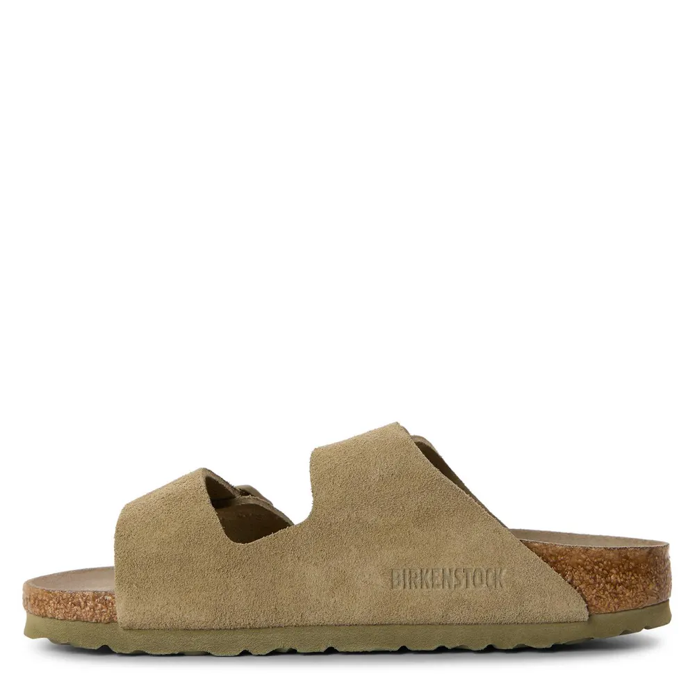 Birkenstock Bstk Arizona Sft Footb 64 in Faded Khaki, additional product view 2