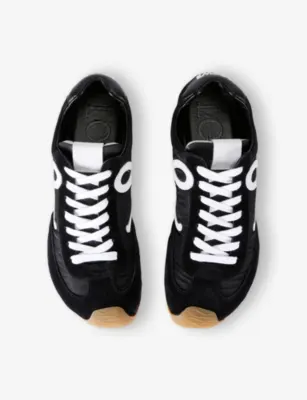 LOEWE Ballet Runner 2.0 Leather and Shell Low-Top Trainers - EUR 43 / 9 UK MEN in BLACK, additional product view 2