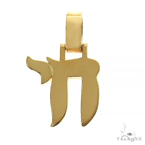RINA - For Him FACTORY 18K Gold Chai Pendant 69583 in Rose Gold – Pendant