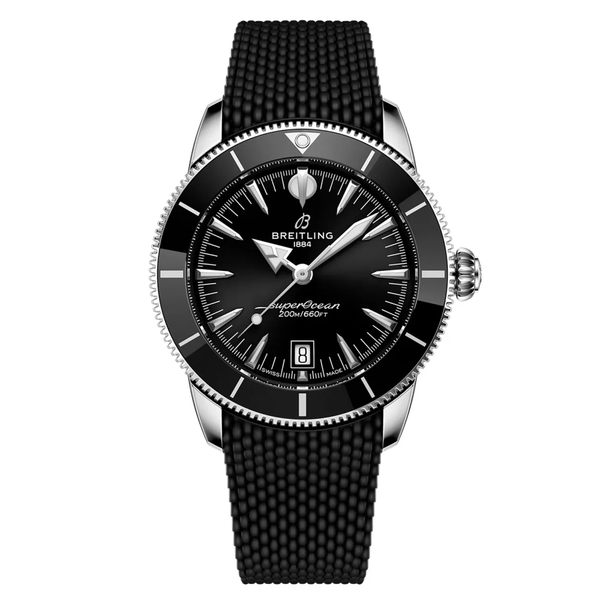 Breitling Superocean Heritage B31 Automatic 42mm Mens Watch Black Rubber
