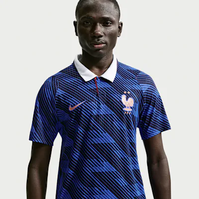 Nike France National Team 2026 Match Home Men's Nike Aero-FIT Football Shirt - Game Royal/Blackened Blue/White/Metallic Copper