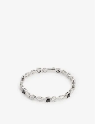DARKAI Mixed Feelings 18ct white gold-plated brass and stainless-steel bracelet