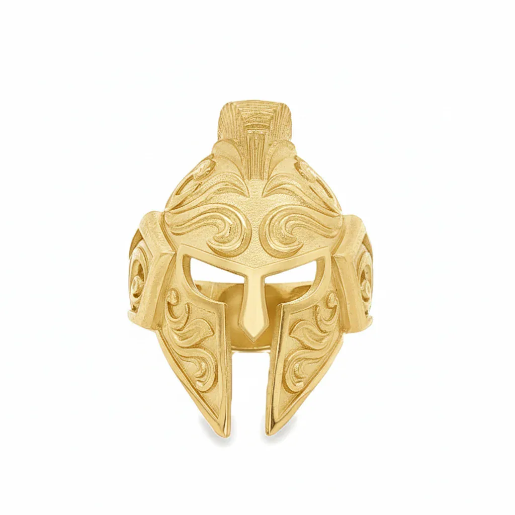 RINA - For Him FACTORY 14K Gold Trojan Warrior Ring 71133 in Rose / 7 – Ring
