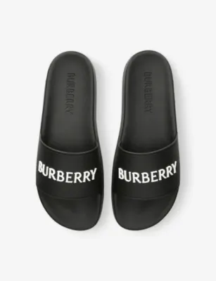BURBERRY Furley Rubber Sliders - EUR 42 / 8 UK MEN detail 2