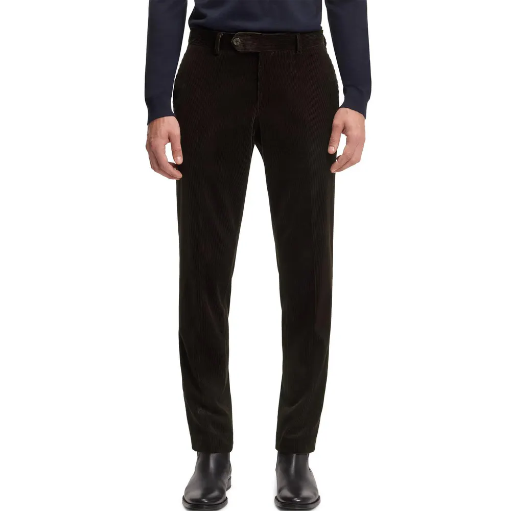 Boss x BECKHAM Striped Pleat-Front Trousers detail 2