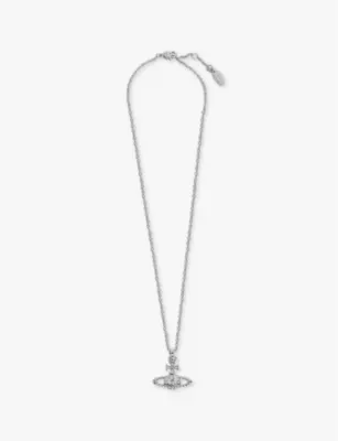 VIVIENNE WESTWOOD JEWELLERY Mayfair Bas Relief Bundle brass and crystals hamper - 3 items included worth £290 in CRYSTAL/RHODIUM, additional product view 3