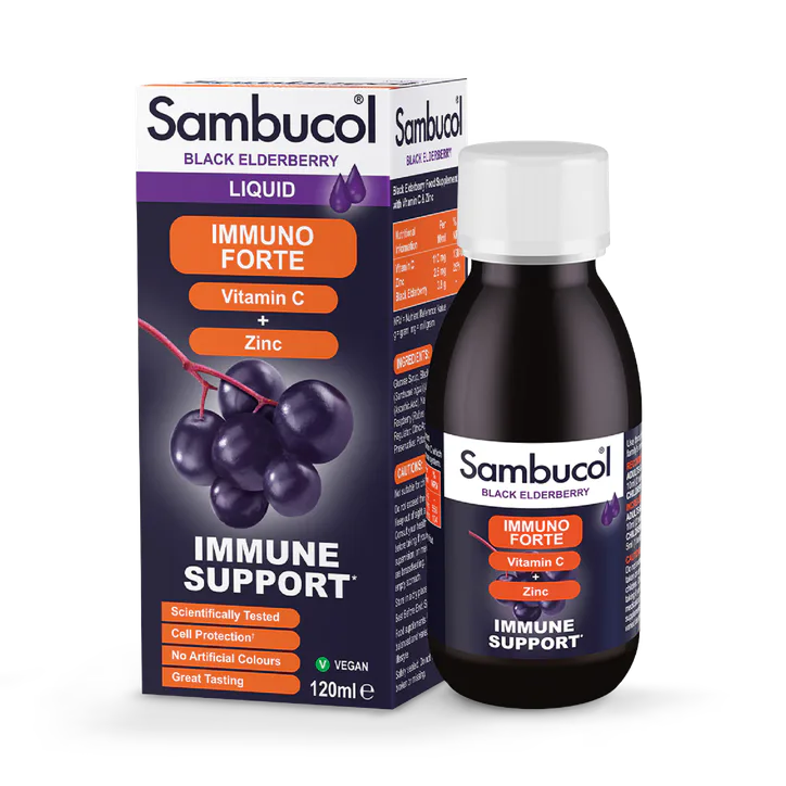 Sambucol Immuno Forte Black Elderberry Formula 120ml