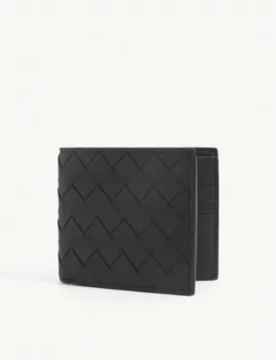 BOTTEGA VENETA Intrecciato leather bifold wallet