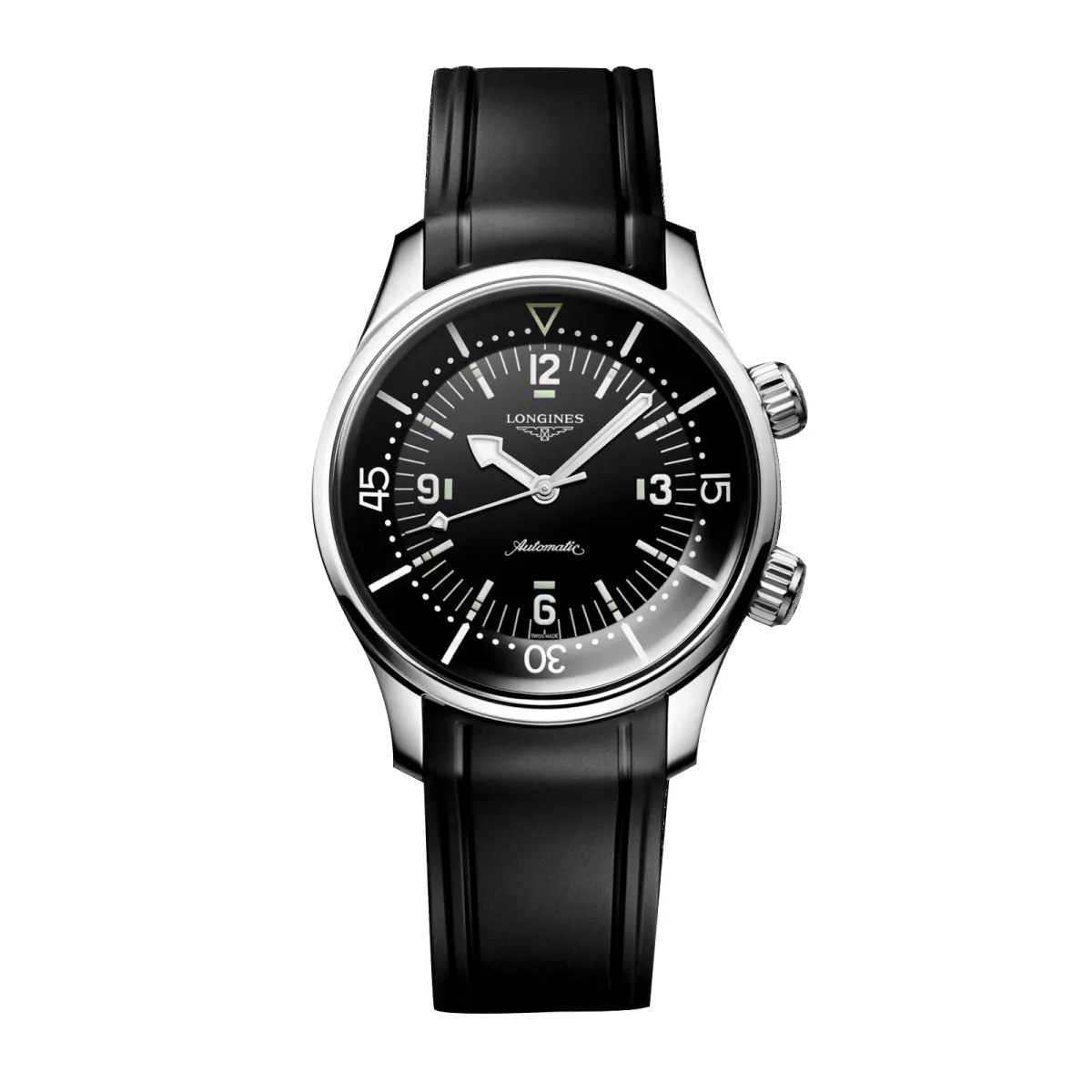 Longines Legend Diver 39mm Mens Watch Black