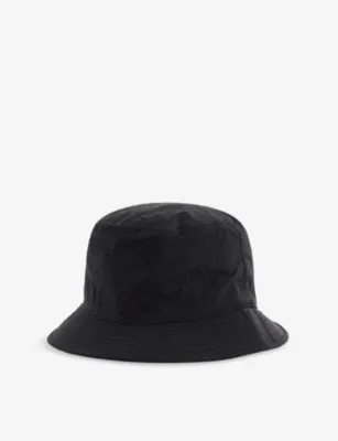 STONE ISLAND Compass Brand-Embroidery Woven Bucket Hat - M detail 3