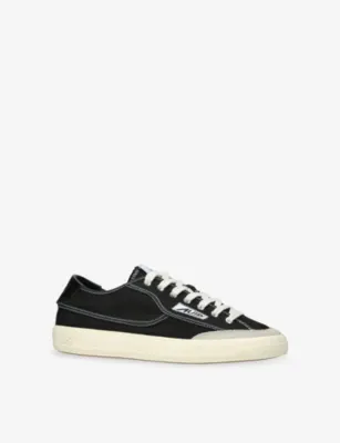 AUTRY Windscape Canvas and Suede Trainers - EUR 44 / 10 UK MEN in BLACK, additional product view 3