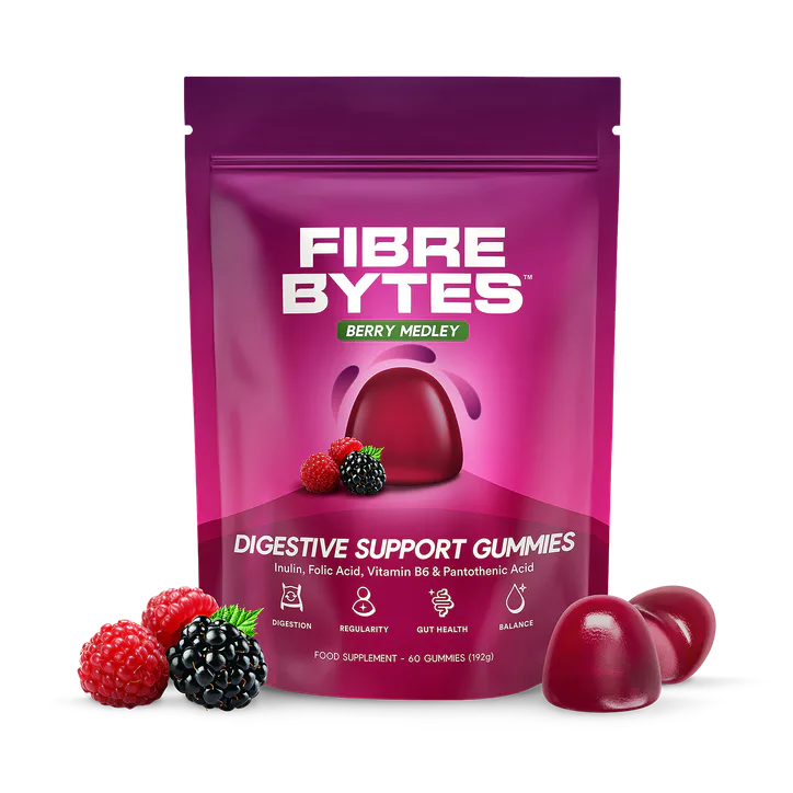 The BYTES Co. Digestive Fibre Support Berry Flavour 60 Gummies - 60 Count – Vitamins & Supplements > Supplements > Fibre Supplements