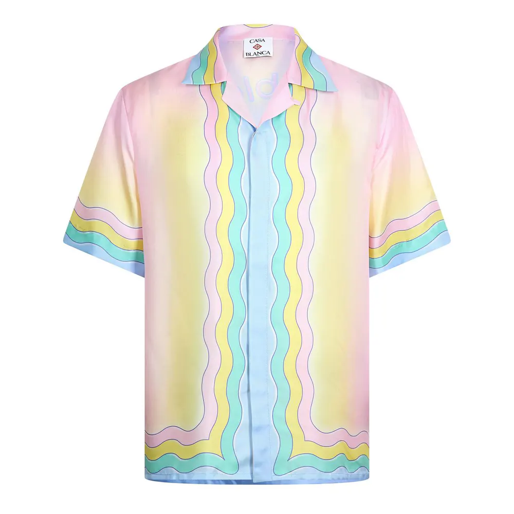 Casablanca Men's Love Of Short Sleeve Bowling Shirt