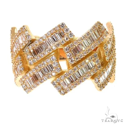 RINA - For Him CUSTOM Custom Made Baguette Diamond Ring 67579 in Rose Gold / 10 – Ring