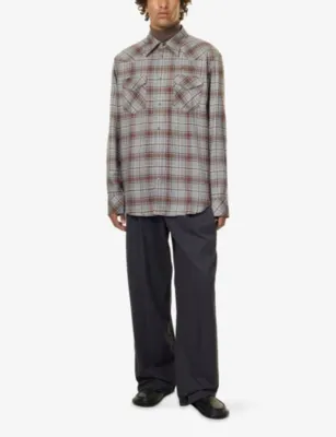 ACNE STUDIOS Surrow Checked Flannel Shirt detail 2