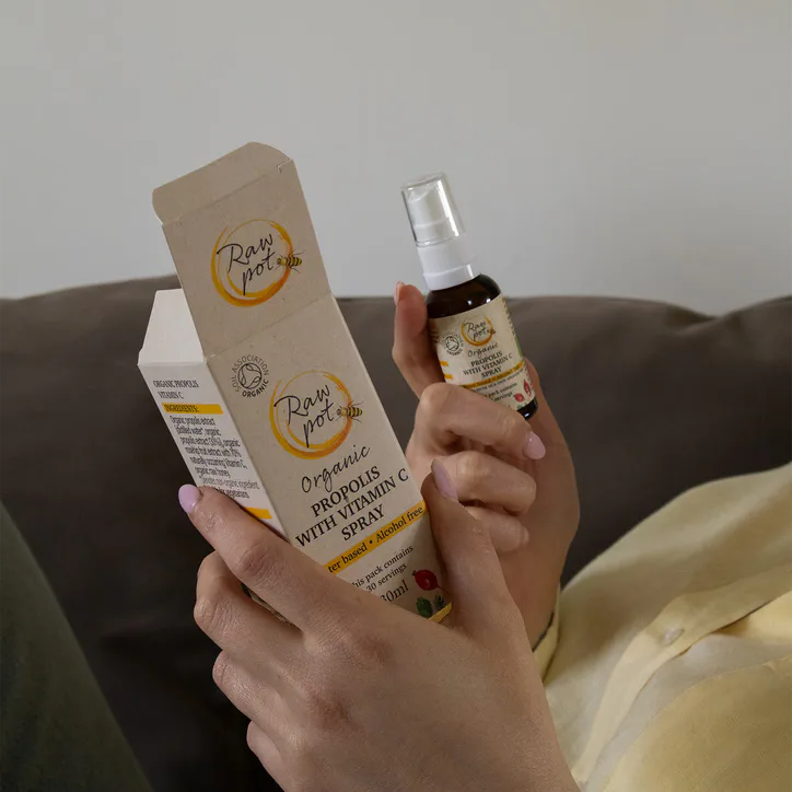 Raw Pot Organic Propolis with Vitamin C Spray, additional product view 2