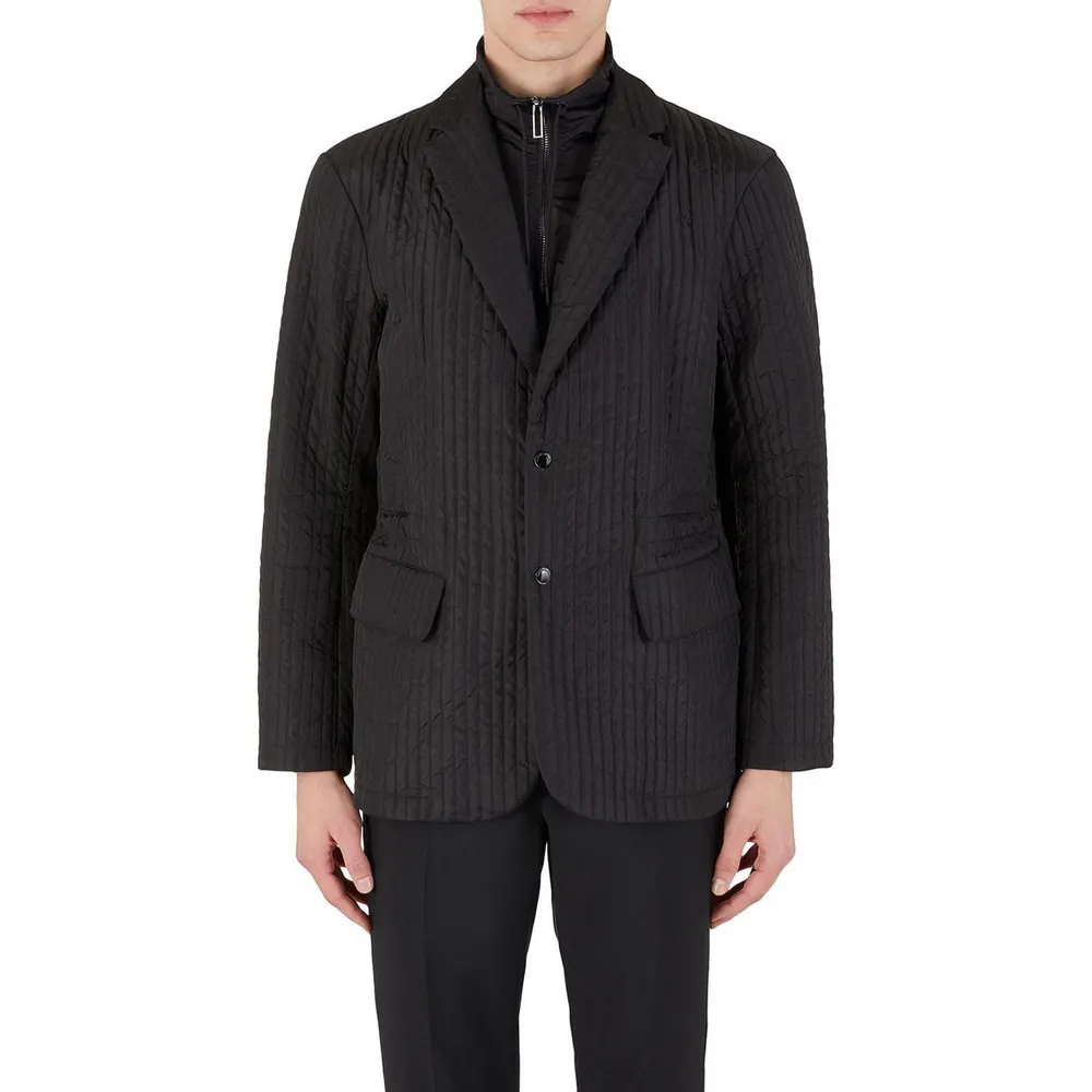 Emporio Armani Quilted Blazer detail 2