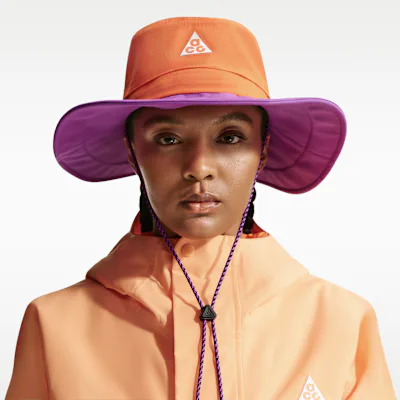 Nike ACG Apex Bucket Hat - Safety Orange/Vivid Purple/Black
