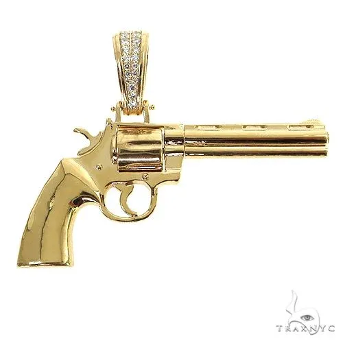 RINA - For Him DISCORD MAX 14K Gold Rotating Revolver Pendant 68879 in Rose Gold – Pendant